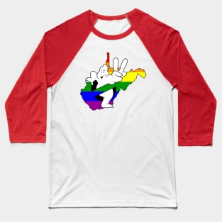 WVGB 2 Pride Shirt (Light Colors) Baseball T-Shirt